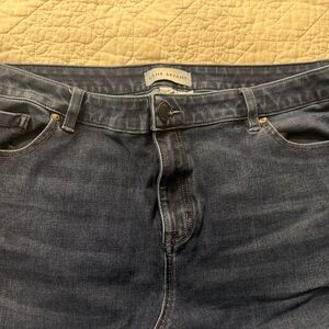 Lane Bryant Blue Ankle Cropped Jeans